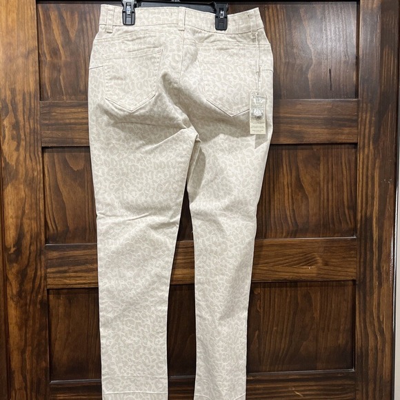 Charlie Paige women pants medium leopard cheetah elastic waist - Picture 10 of 14